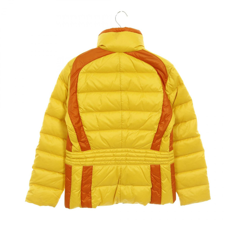 MONCLER 羽絨外套 68959 尼龍 黃橙色 二手 男款 #0-1