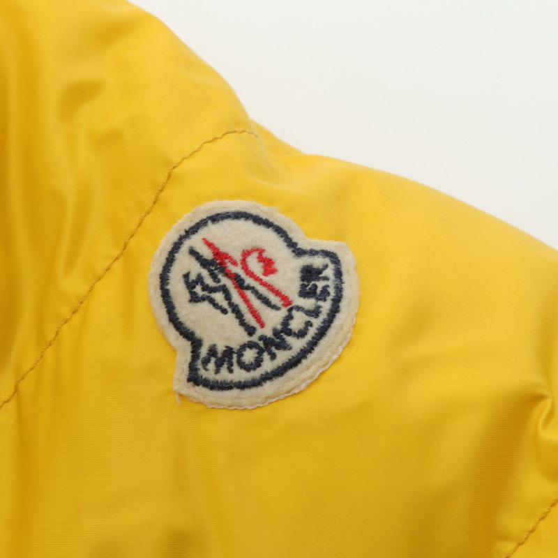 MONCLER 羽絨外套 68959 尼龍 黃橙色 二手 男款 #0-5
