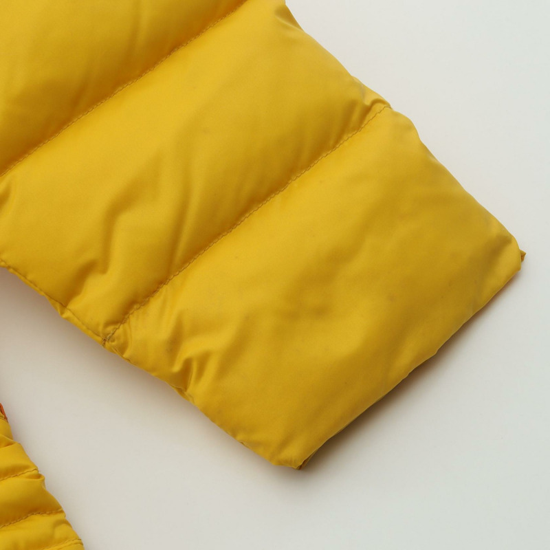 MONCLER 羽絨外套 68959 尼龍 黃橙色 二手 男款 #0-10