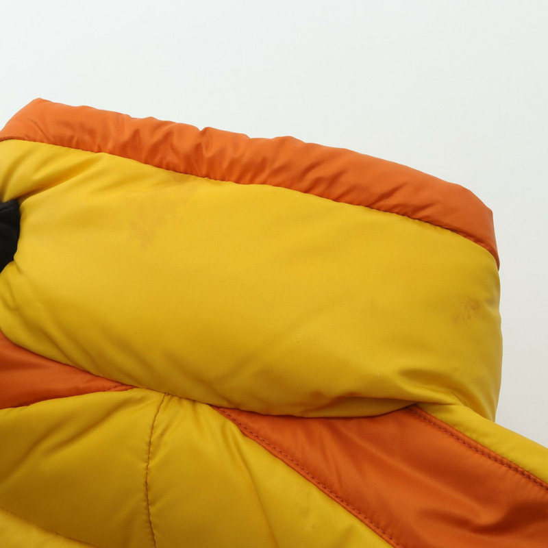 MONCLER 羽絨外套 68959 尼龍 黃橙色 二手 男款 #0-12