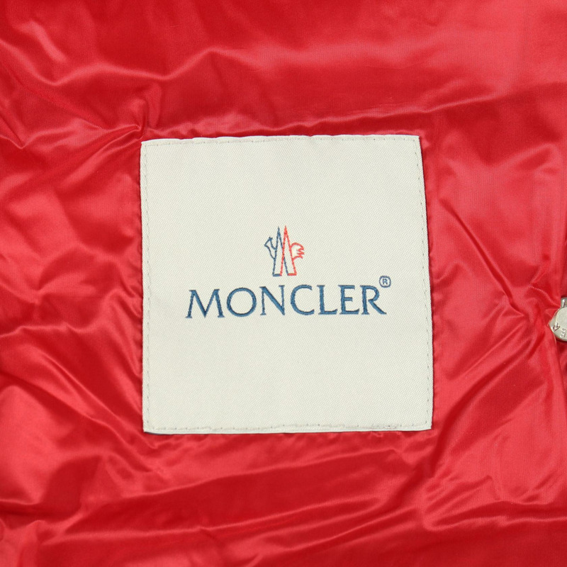 MONCLER LIANE 羽絨背心無袖外套 4832105 尼龍 紅色 二手 女款 #0-2