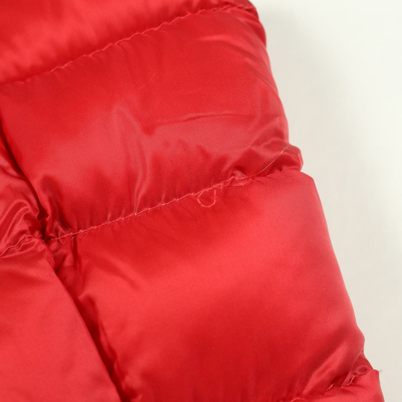 MONCLER LIANE 羽絨背心無袖外套 4832105 尼龍 紅色 二手 女款 #0-6