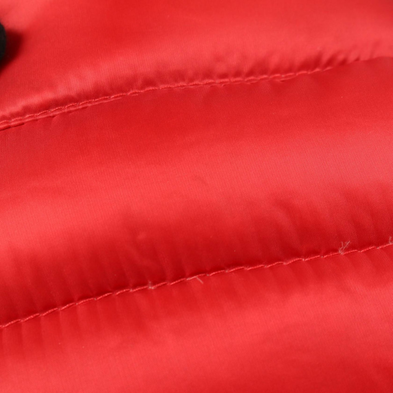 MONCLER LIANE 羽絨背心無袖外套 4832105 尼龍 紅色 二手 女款 #0-7