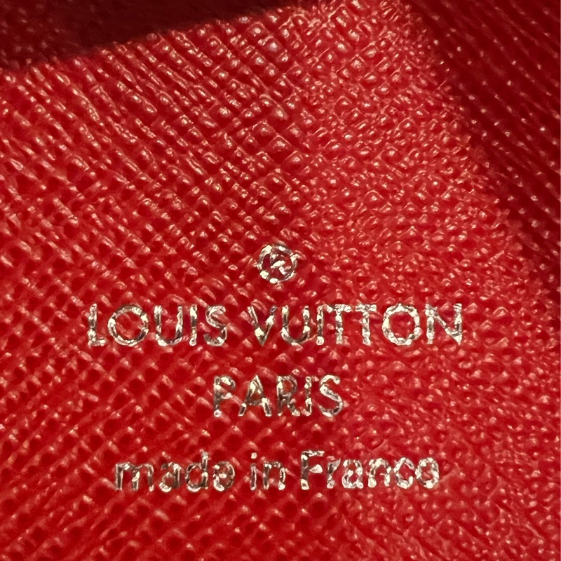 LV信封式紅色三折短/中夾-3