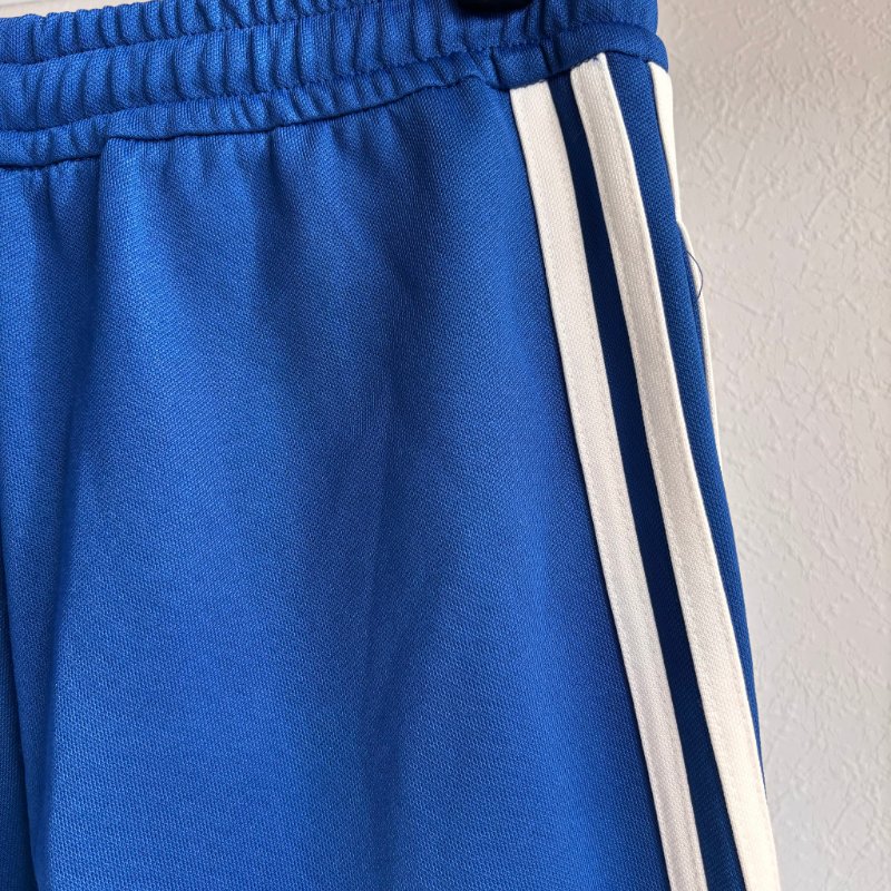 ::adidas x Gucci:: 聯名款 藍色紅綠織帶運動長褲 M號-16