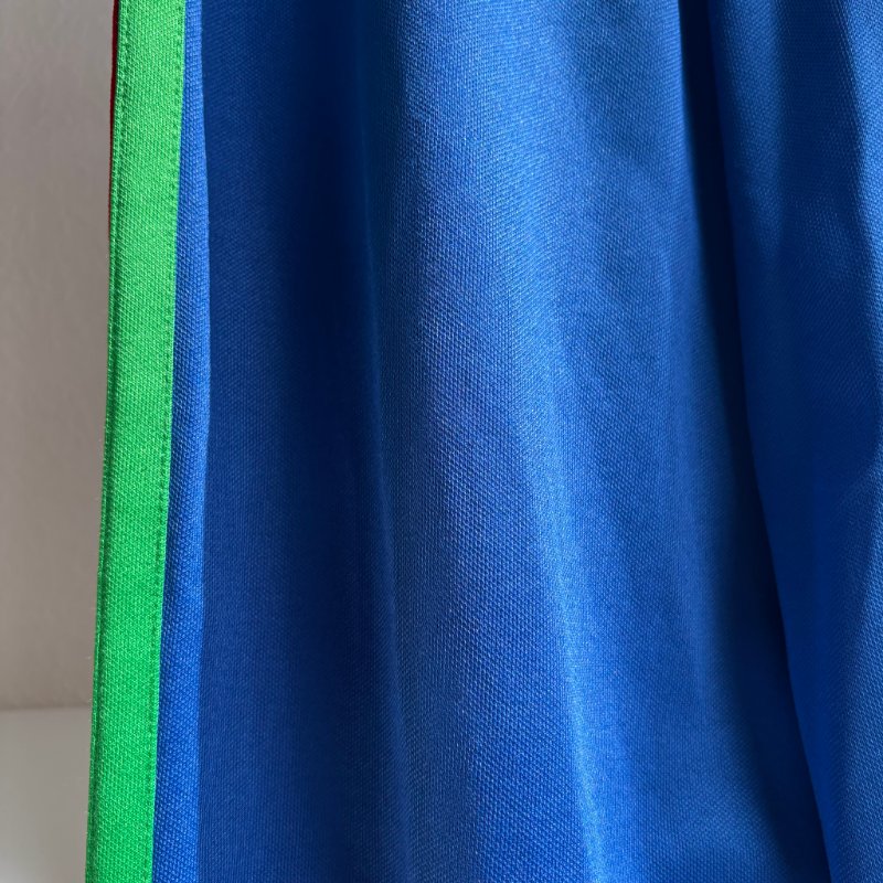 ::adidas x Gucci:: 聯名款 藍色紅綠織帶運動長褲 M號-18