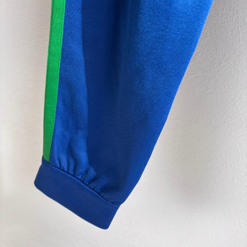 ::adidas x Gucci:: 聯名款 藍色紅綠織帶運動長褲 M號-20