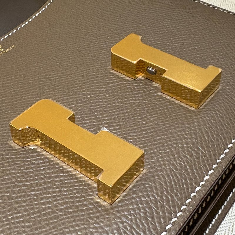 【現貨｜快速出貨】Hermès 愛馬仕 Constance 19 Etoupe 大象灰｜金釦｜U刻 2022 年｜Epsom 皮｜全新全配-14