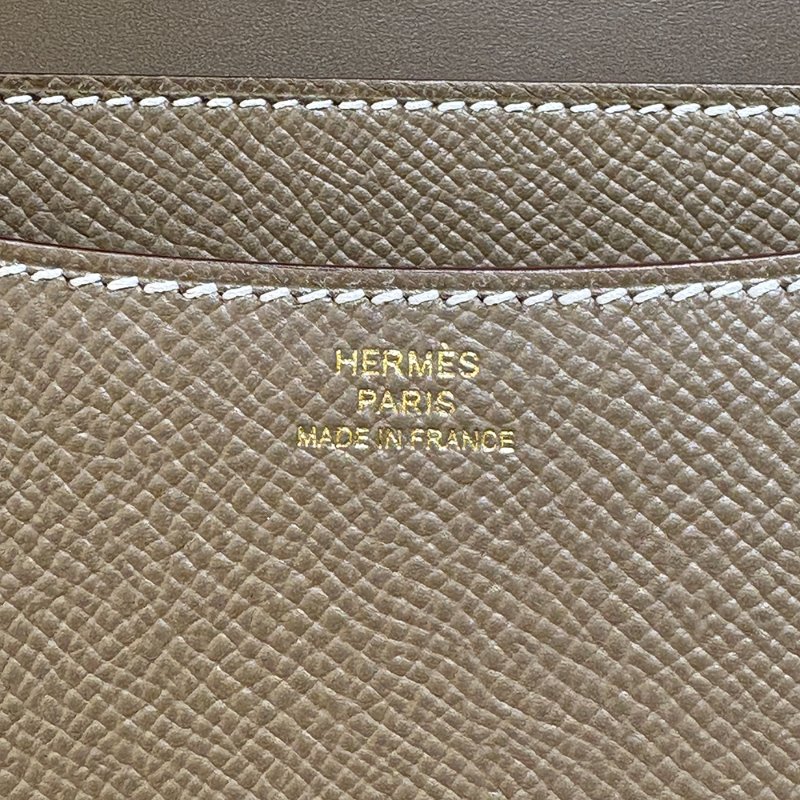 【現貨｜快速出貨】Hermès 愛馬仕 Constance 19 Etoupe 大象灰｜金釦｜U刻 2022 年｜Epsom 皮｜全新全配-18