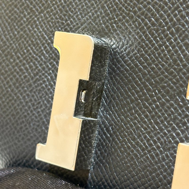 【現貨|快速出貨】Hermès 愛馬仕 Constance 19 黑色 Epsom|U刻 2022年|銀釦經典斜背包|全新全配-11