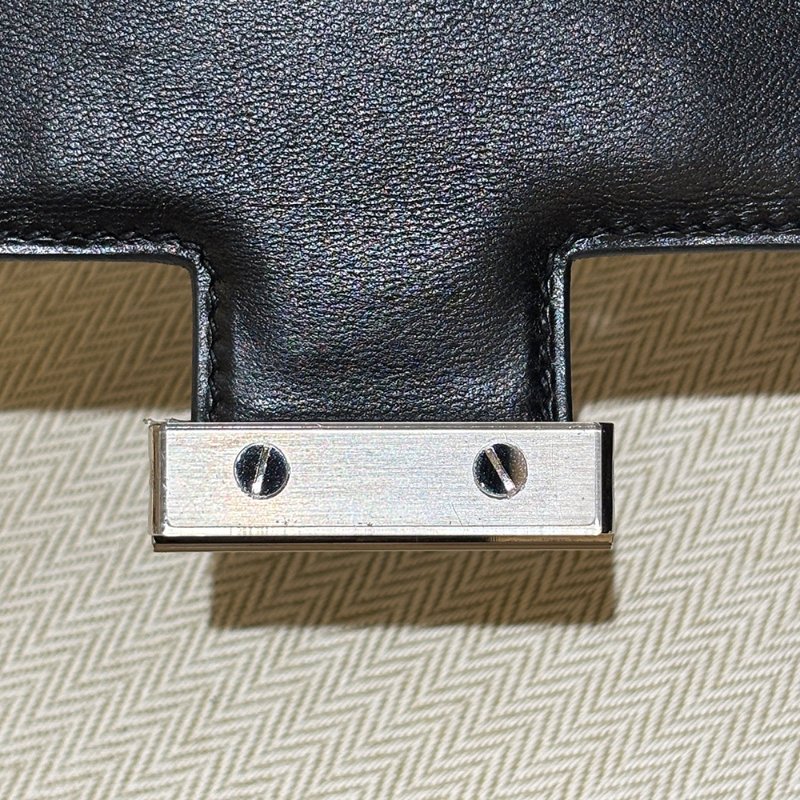 【現貨|快速出貨】Hermès 愛馬仕 Constance 19 黑色 Epsom|U刻 2022年|銀釦經典斜背包|全新全配-12