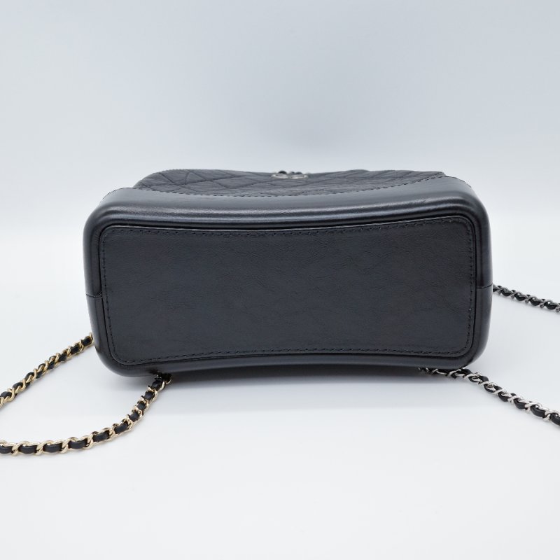 Chanel Gabrielle Backpack 流浪 雙後背包 黑色小牛皮-15