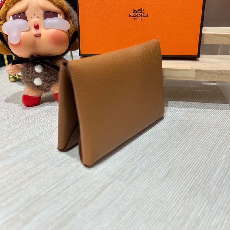 Hermes Calvi duo Card Holder Gold-3