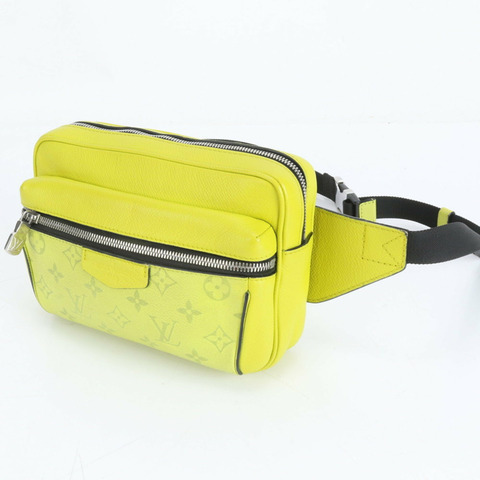 路易威登 Monogram Taiga Rama 戶外腰包 M30251 男士真皮斜背包/腰包