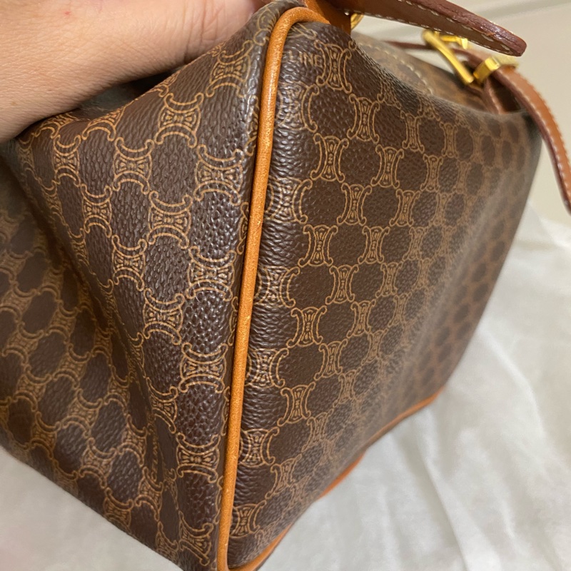 Celine古董老花後揹包-13