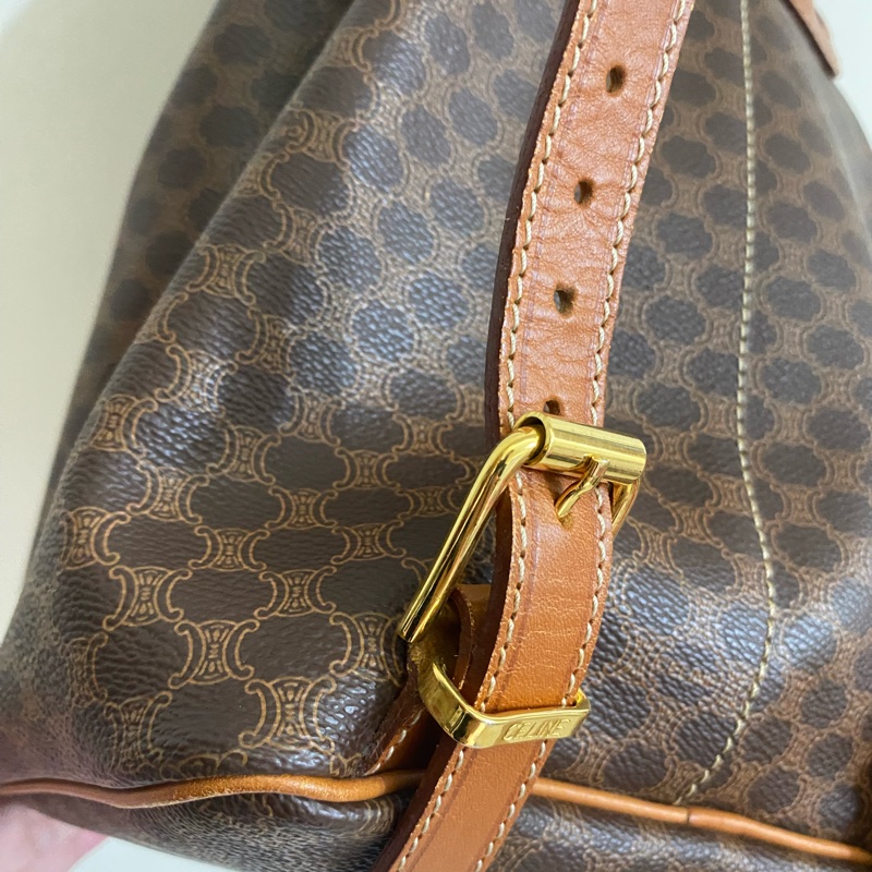 Celine古董老花後揹包-19