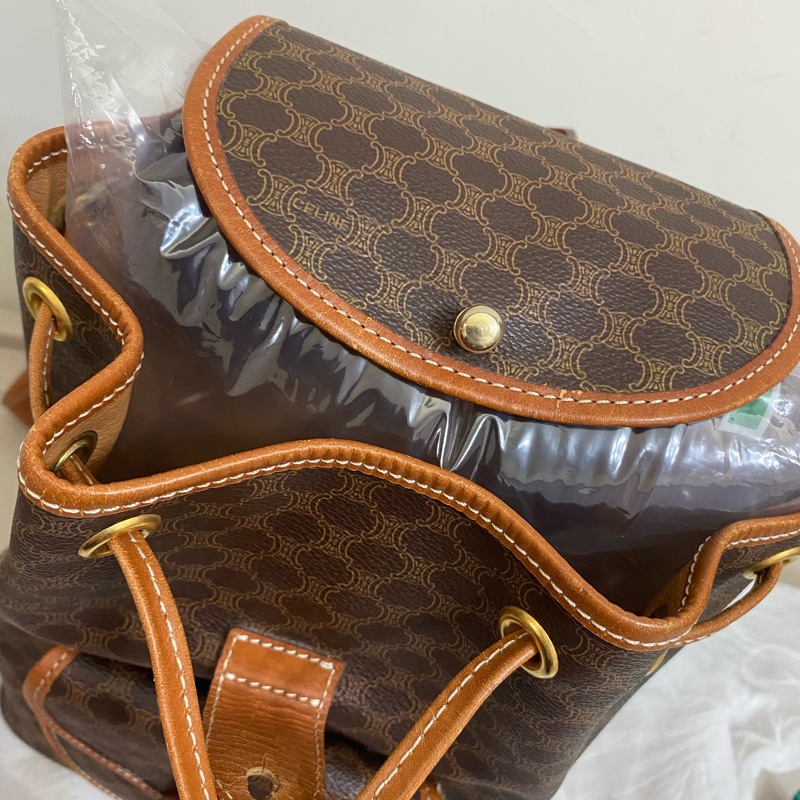 Celine古董老花後揹包-34