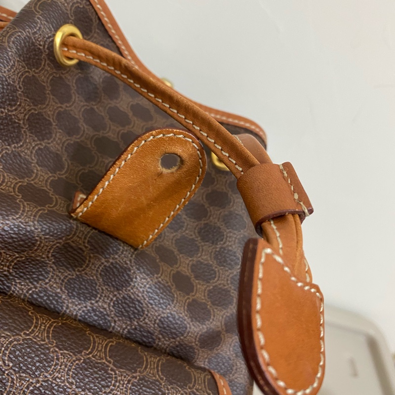 Celine古董老花後揹包-35