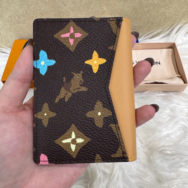 LV 老花萬用卡包 卡夾 限量款 晶片款-2