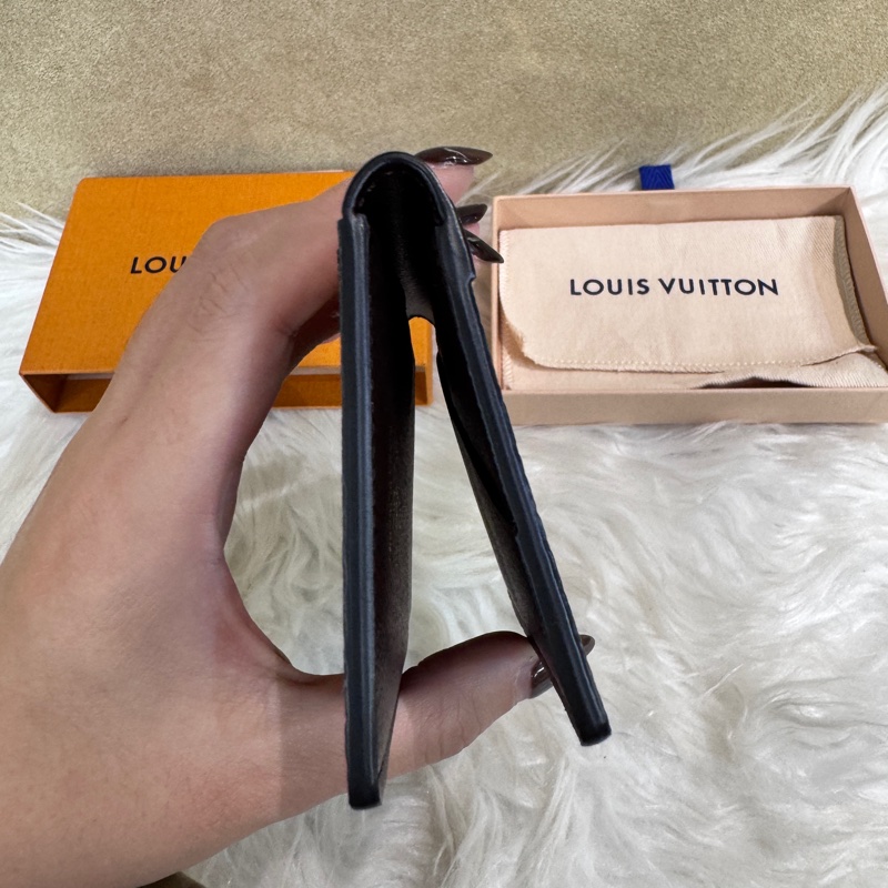 LV 老花萬用卡包 卡夾 限量款 晶片款-4