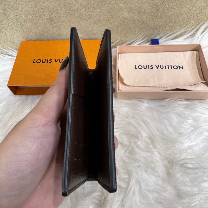 LV 老花萬用卡包 卡夾 限量款 晶片款-5