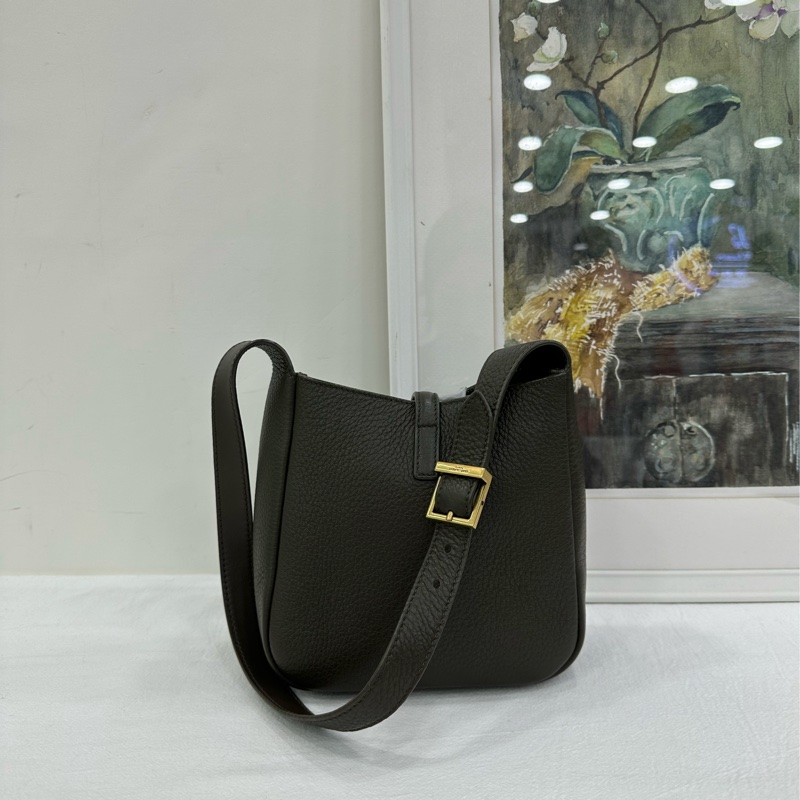 YSL聖羅蘭hobo mini腋下包黑金25年 99近閒置，尺寸：15*16*7cm-3