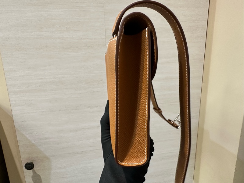 Hermes 37金棕Epson銀釦Sac A Depeches21肩斜背郵差包H085470-2