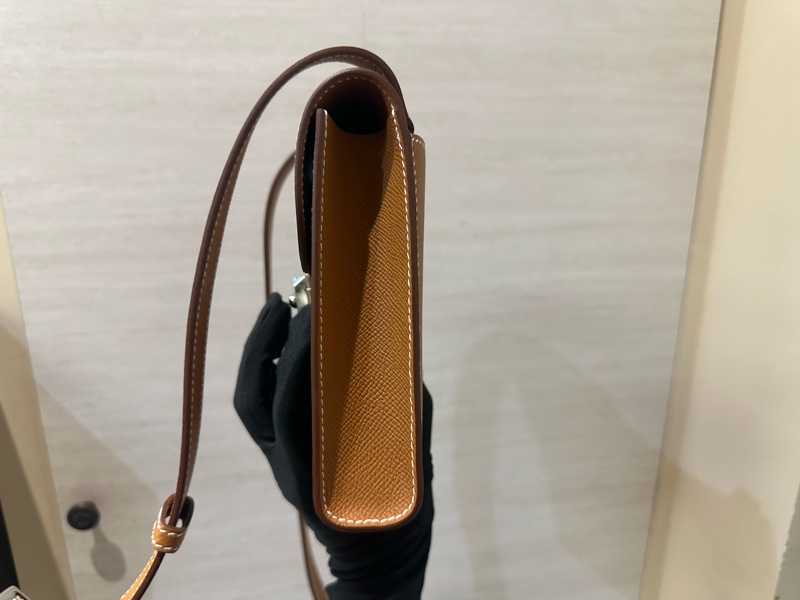 Hermes 37金棕Epson銀釦Sac A Depeches21肩斜背郵差包H085470-3