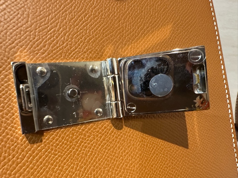 Hermes 37金棕Epson銀釦Sac A Depeches21肩斜背郵差包H085470-6