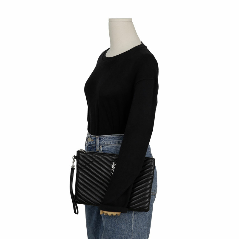 SAINT LAURENT Monogram 藥片袋 413444-12