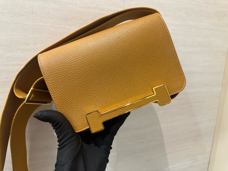 Hermes 28焦糖色山羊皮Mysore金釦Geta斜背包H083052CCAI-0