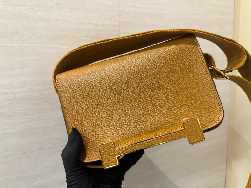 Hermes 28焦糖色山羊皮Mysore金釦Geta斜背包H083052CCAI-1