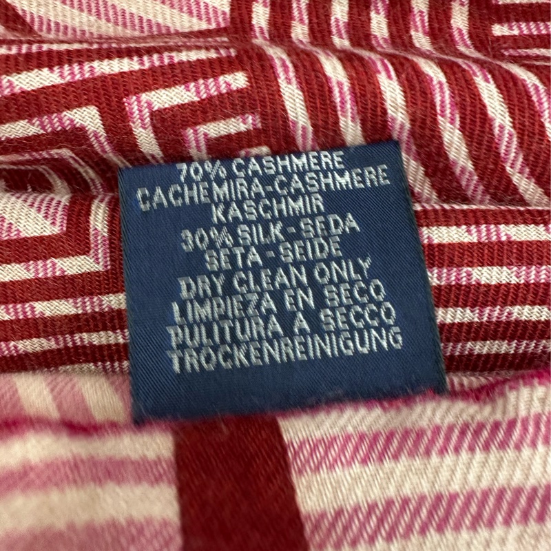 Hermes 愛馬仕羊絨披肩/羊絨圍巾 90x180-6