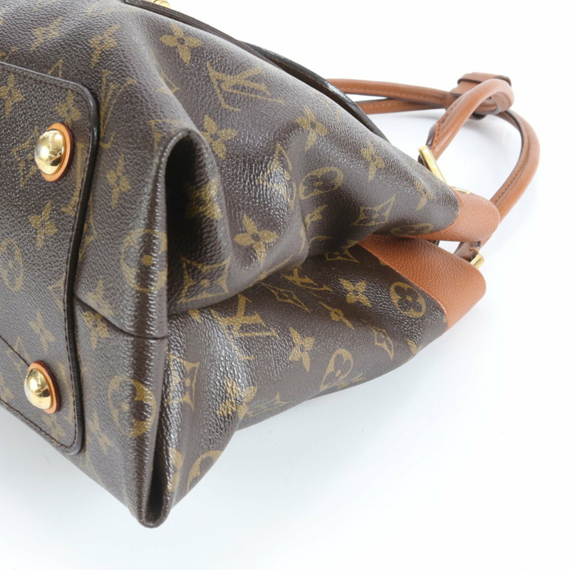 Monogram Olympe M40580 皮革手提單肩包，金色五金配件，女款-3