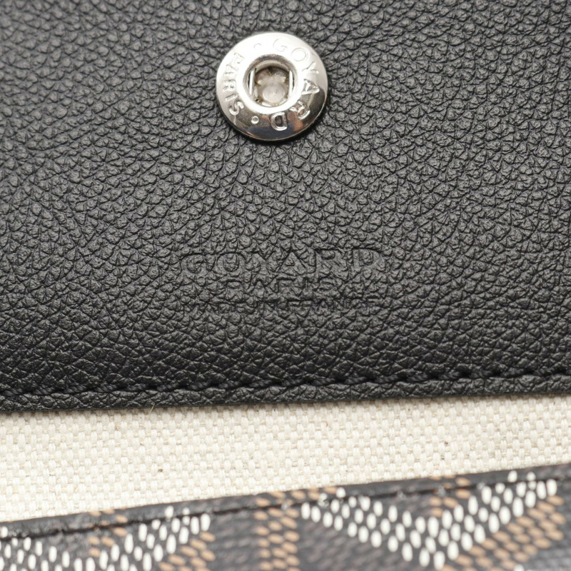 GOYARD Boheme Hobo 單肩包，帆布皮革，黑色多色，二手女款-3