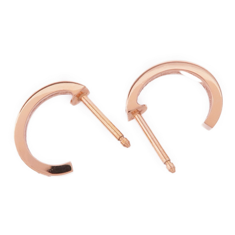 CARTIER 18K玫瑰金Love Hoop Earrings耳環-3