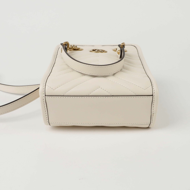 GUCCI GG Marmont迷你手提單肩包 696123-5