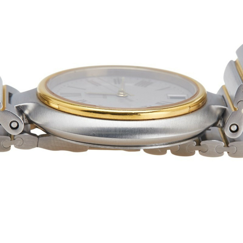 登喜路千禧石英腕錶，銀色錶盤，不鏽鋼錶殼，女款-5