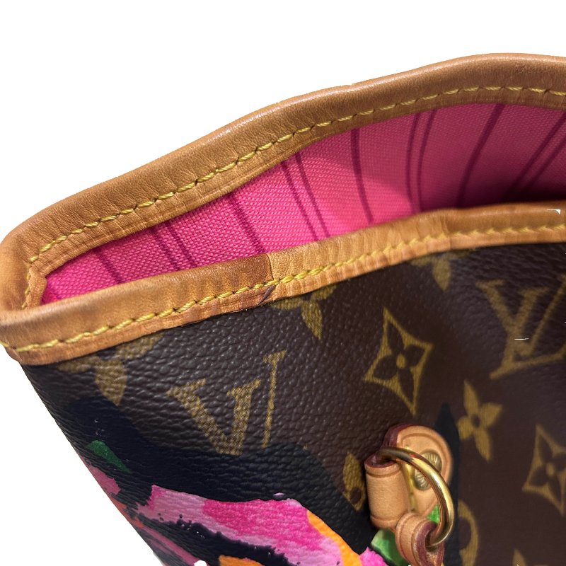 字紋玫瑰花圖案NeveFull- 中款肩背包-10