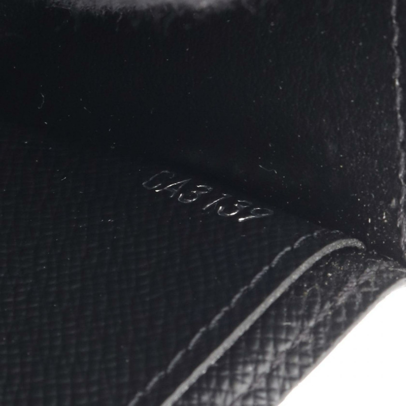 路易威登 Portefeuille Marco NM Damier Graphite 雙折皮夾 N63336 皮革 PVC 黑色 二手 男士-5