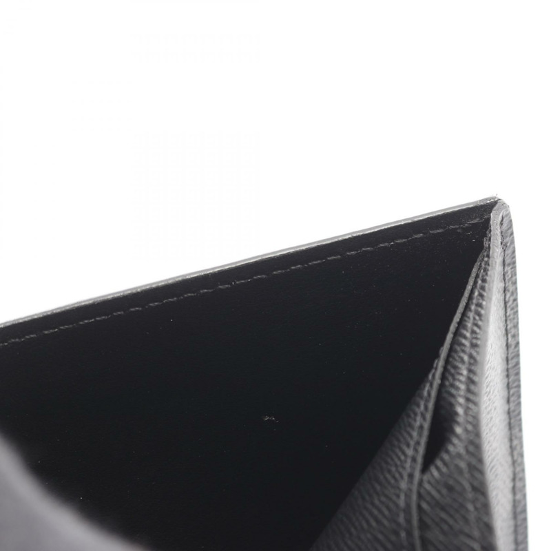 路易威登 Portefeuille Marco NM Damier Graphite 雙折皮夾 N63336 皮革 PVC 黑色 二手 男士-8