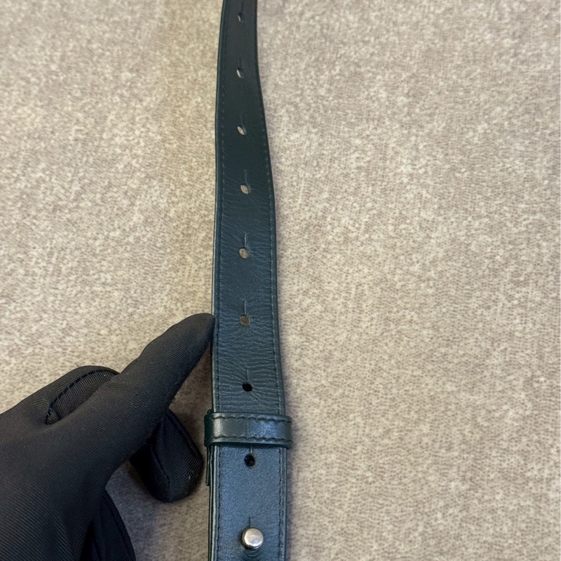 BV cassette八格漆皮墨綠-7