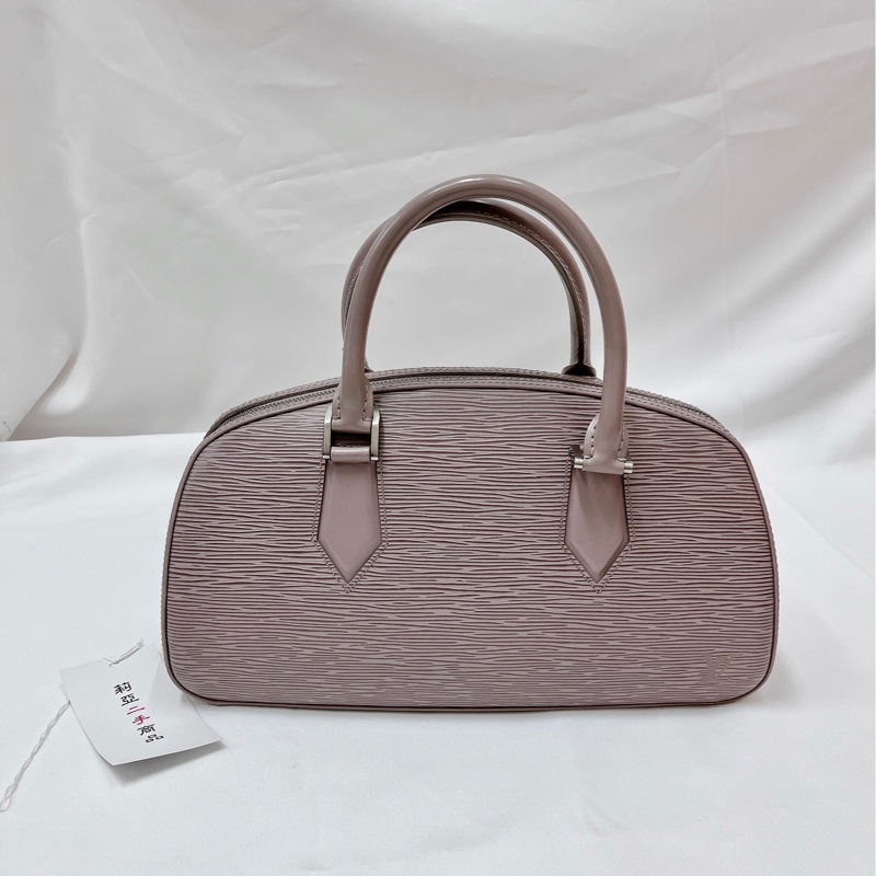 莉亞精品♡LV M5208B 水波紋手提包 藕紫色 二手-3