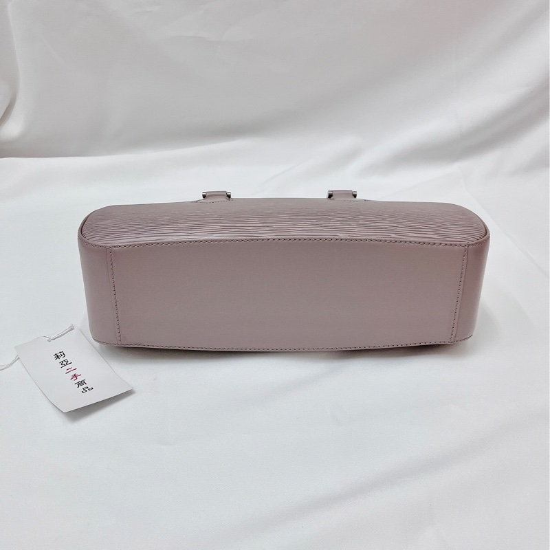 莉亞精品♡LV M5208B 水波紋手提包 藕紫色 二手-4