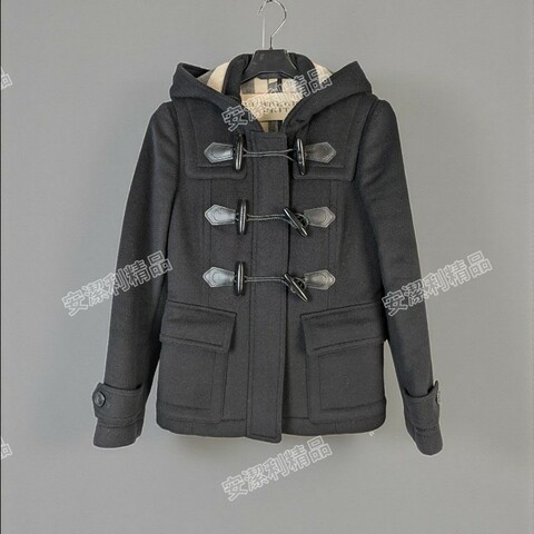 莉亞精品♡Burberry 經典牛角釦大衣 尺碼36 二手美品