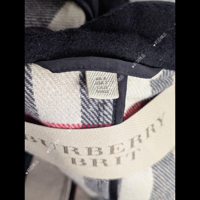 莉亞精品♡Burberry 經典牛角釦大衣 尺碼36 二手美品-3