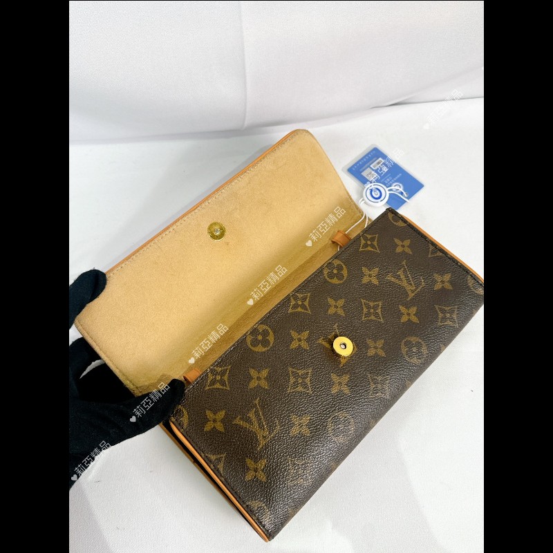 莉亞精品♡LV 經典老花信封包 二手美品-17
