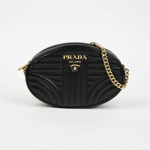 PRADA 1BH131 圖示圓形單肩斜背包