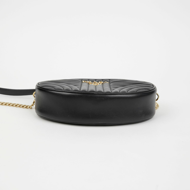 PRADA 1BH131 圖示圓形單肩斜背包-3