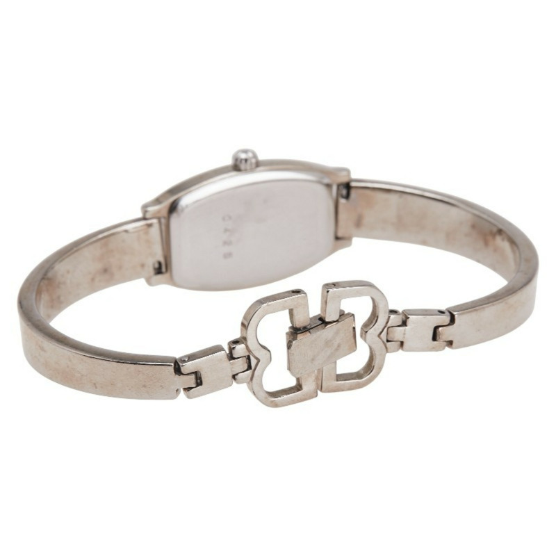 Balenciaga 女士石英手鐲腕錶，粉紅色錶盤，不鏽鋼錶殼-2